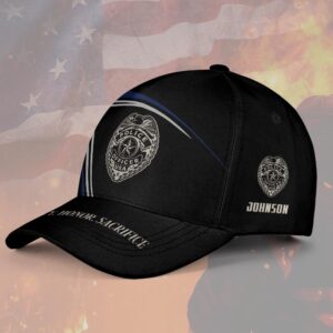Custom Name Police Cap - Duty. Honor. Sacrifice. Edition #DQH0321 - Hat All Over Printed