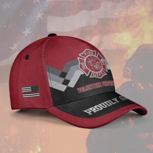 Cutomized Proudly Served – Volunteer Firefighter Honor Cap - DQH0285