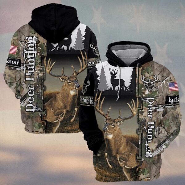Custom Name The Deer Hunter's Creed #DQH0244 - Hoodie