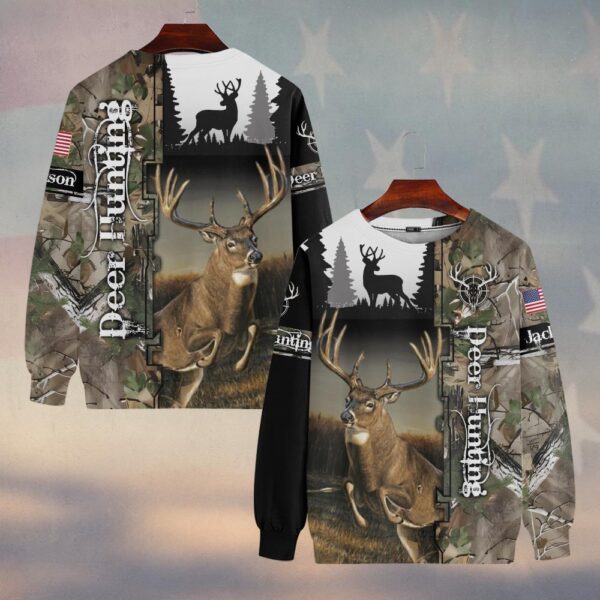 Custom Name The Deer Hunter's Creed #DQH0244 - Sweatshirt