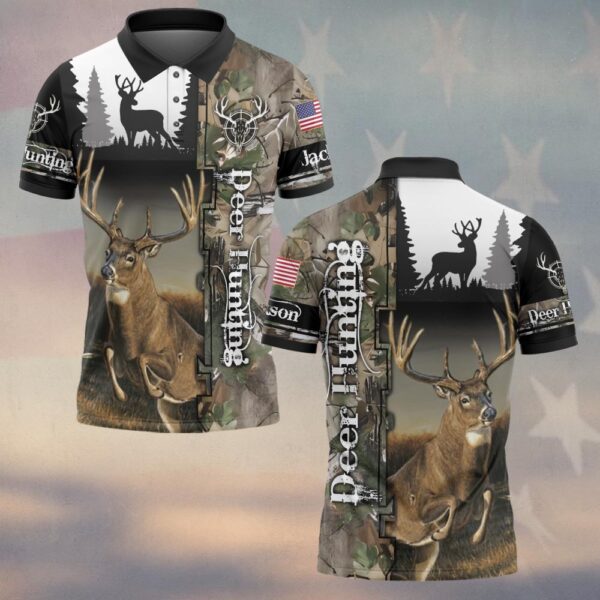 Custom Name The Deer Hunter's Creed #DQH0244 - Polo