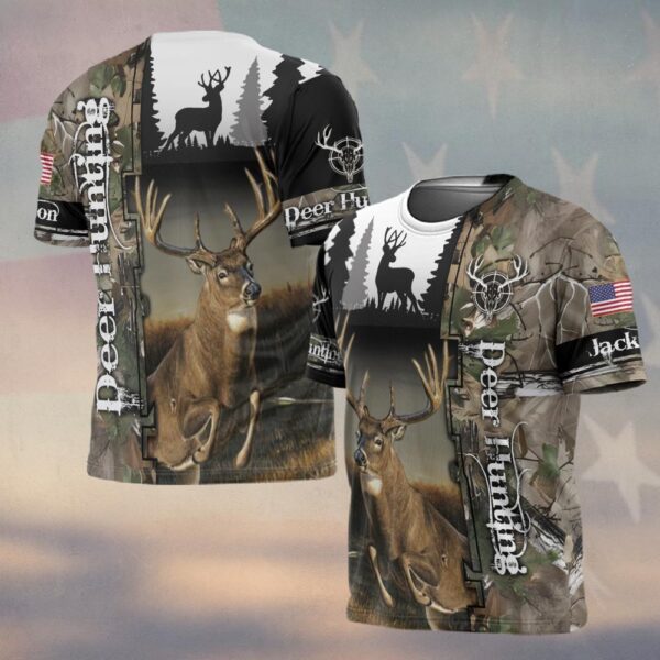 Custom Name The Deer Hunter's Creed #DQH0244 - T-shirt