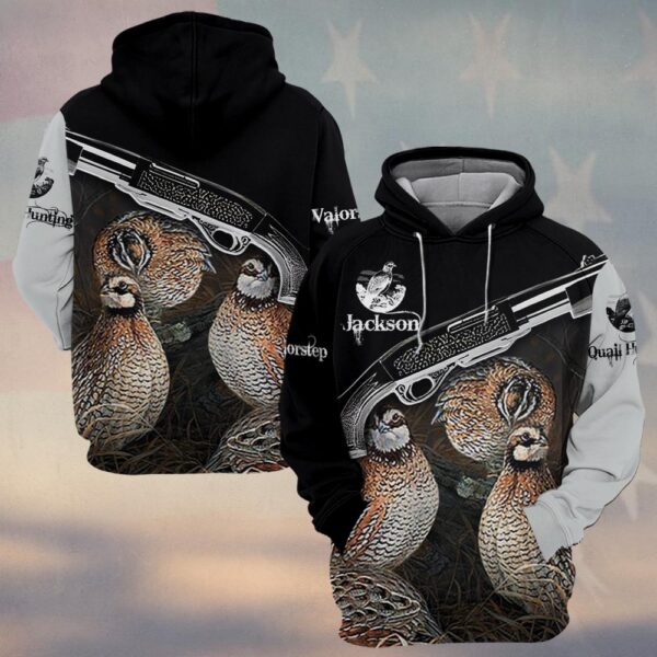 Custom Name Southern Quail Hunting Pursuit #DQH0245 - Hoodie