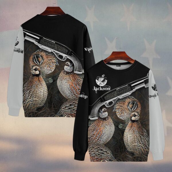 Custom Name Southern Quail Hunting Pursuit #DQH0245 - Sweatshirt