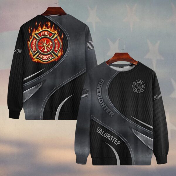 Custom Name Honor Courage Sacrifice Grey Edition #DQH0268 - Sweatshirt