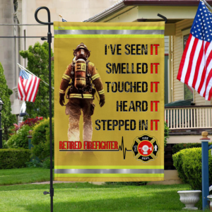 Firefighter Retired But Never Forgotten Garden Flag #DQH0360