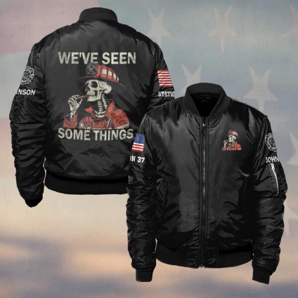 Custom Name & Text We've Seen Some Things #DQH0434 - Bomber Jacket