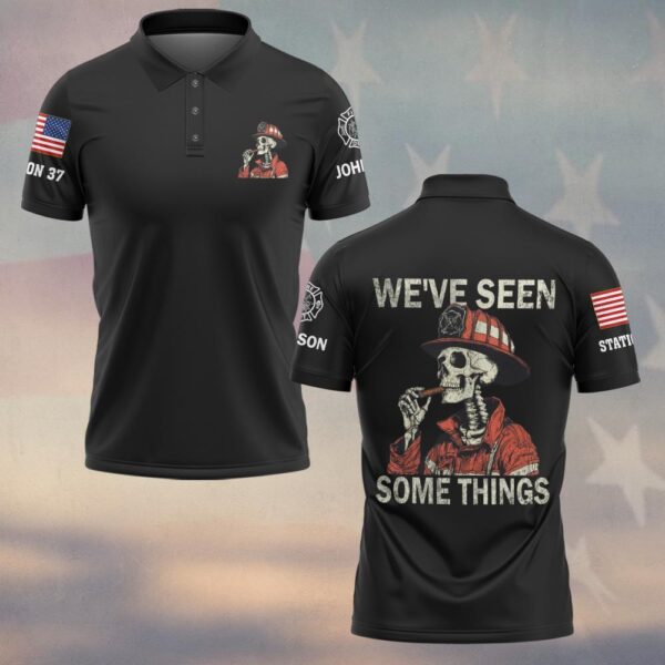 Custom Name & Text We've Seen Some Things #DQH0434 - Polo