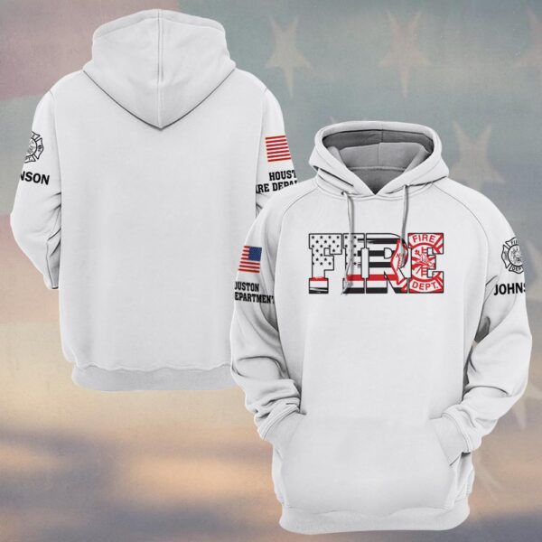 Custom Name & Department American FIRE Legacy Firefighter #DQH0461 - Hoodie
