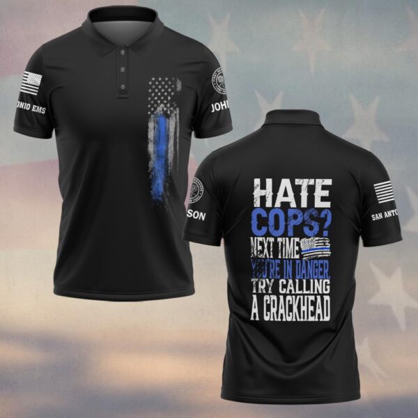 Custom Name & Department Who You Gonna Call Law Enforcement #DQH0477 - Polo