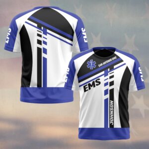 Custom Name & Department EMS Strike Line – First Response Edition #DQH0566 - T-shirt