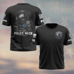 Custom Name & Station Law Enforcement Officers National Police Week Washington D.C #DQH0622 - T-shirt
