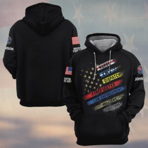 Custom Name & Department First Responders Pride In Every Role #DQH0638 - Hoodie