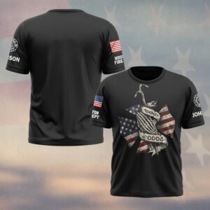 Custom Name & Department Against All Odds Unbreakable Fireline Firefighter #DQH0646 - T-shirt