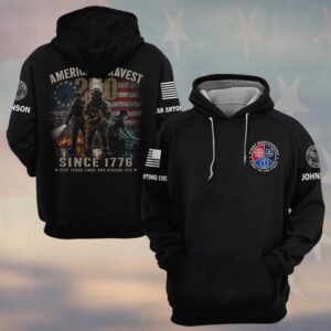 Custom Name & Department America’s Bravest 250: Three Lines, One Mission First Responders #DQH0670 - Hoodie