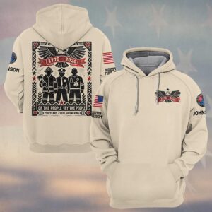 Custom Name & Department 250 Years – Still Answering the Call First Responders #DQH0676 - Hoodie