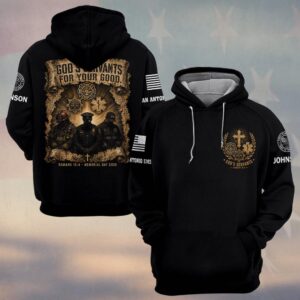 Custom Name & Department God's Servant For Your Good First Responders Memorial #DQH0705 - Hoodie