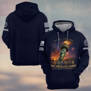 Custom Name & Department First Responders USA 250 Still Answering 250 Years Eagle #DQH0734 - Hoodie