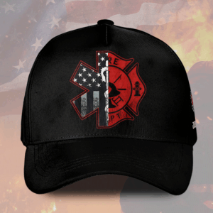 Custom Name First Responders Maltese Cross & Star Of Life Pride #DQH0441 - Hat All Over Printed