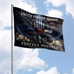 United For The Heroes 9/11 First Responders #DEPT009 - House Flag