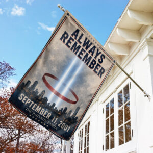 Custom Name Always Remember #DEPT013 - Canvas Flag