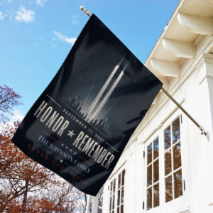Custom Name Honor & Remember #DEPT014 - Canvas Flag
