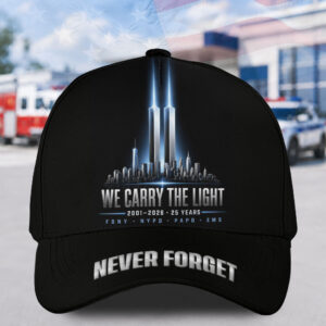 Custom Name & Department We Carry The Night #DEPT016 - Hat All Over Printed