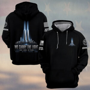 Custom Name & Department We Carry The Night #DEPT016 - Hoodie