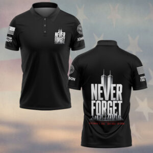 Custom Name & Department Never Forget #DEPT019 - Polo