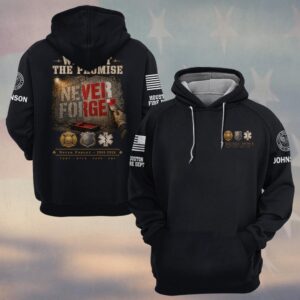 Custom Name & Department First Responders 9/11 25 Years Anniversary We Kept The Promise #DQH0808 - Hoodie