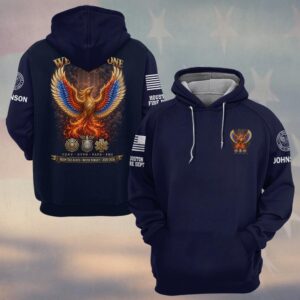 Custom Name & Department First Responders 9/11 25 Years Anniversary We Rose As One #DQH0809 - Hoodie