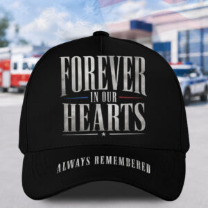 Custom Name Forever In Our Hearts #DEPT049 - Hat All Over Printed