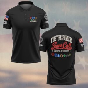 Same Call, All Units, Every Shift, Personalized Classic First Responder Brotherhood - Polo